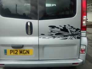 Image of Vauxhall Vivaro Renault Trafic Union Jack, van camper graphics