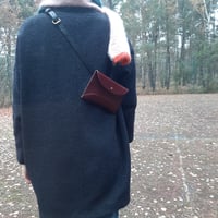 Image 5 of Portefeuille Belt Bordeaux (greasy leather)