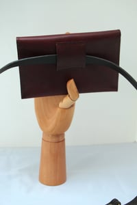 Image 3 of Portefeuille Belt Bordeaux (greasy leather)