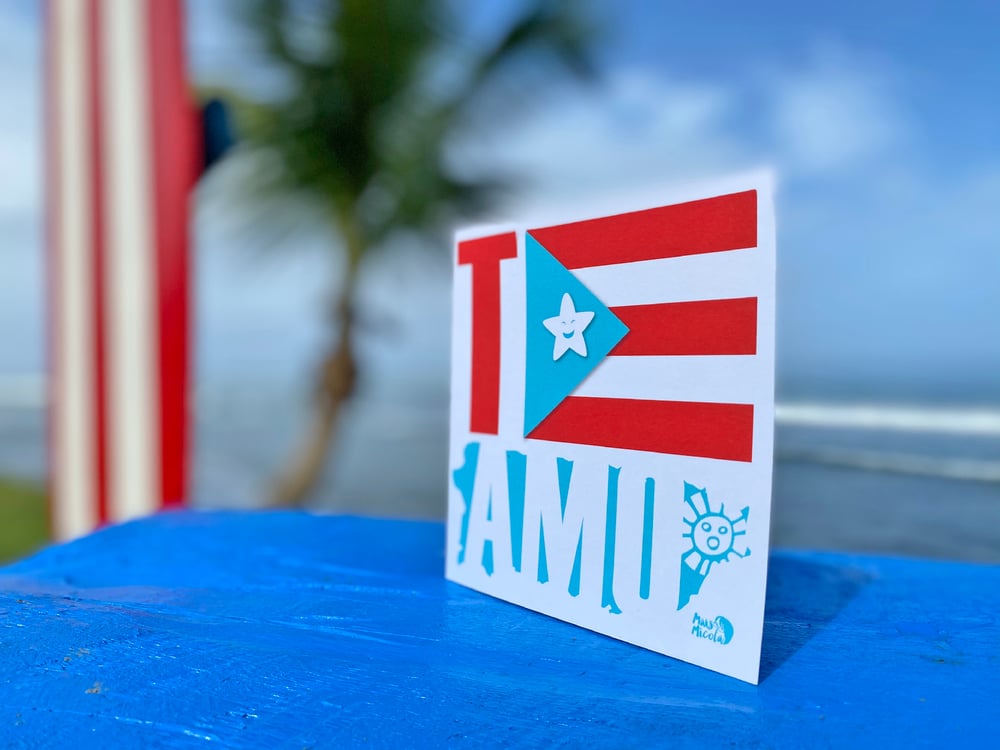 Image of "Te Amo Puerto Rico" Card