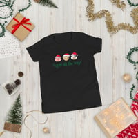 Image 1 of Youth Short Sleeve Vegan Holiday T-Shirt