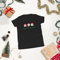 Image 2 of Youth Short Sleeve Vegan Holiday T-Shirt