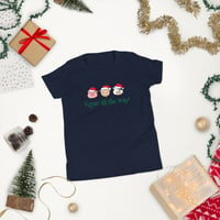 Image 4 of Youth Short Sleeve Vegan Holiday T-Shirt