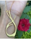 Large Initial Pendant Necklace
