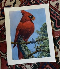 Image 1 of "Mr. Blue Sky" giclee print of original painting (Jes)