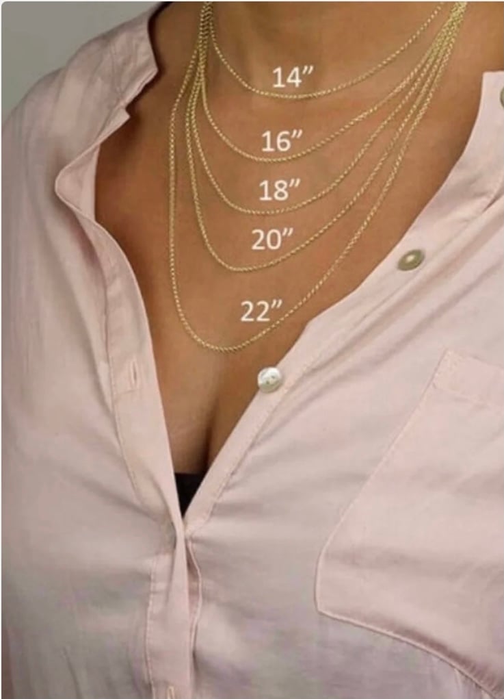 Large Initial Pendant Necklace