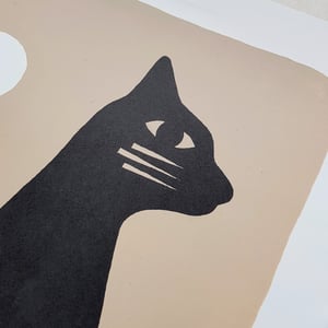 Image of Lithography 37 x 50 cm ‘Chat Noir’