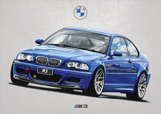 Image of BMW M3 (E46) Poster Print