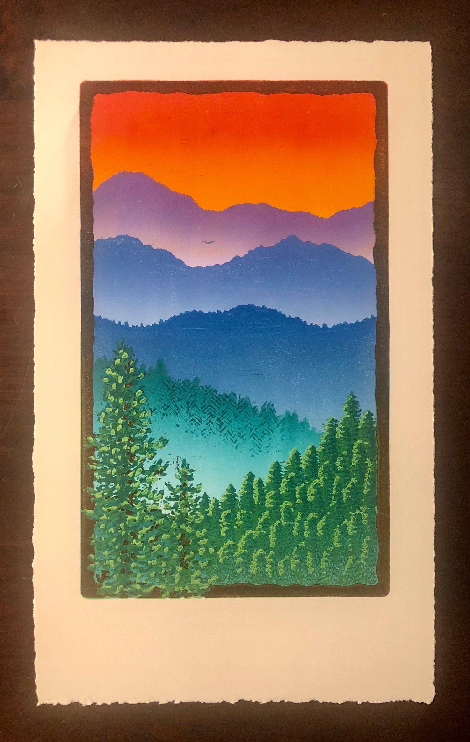 Image of Mountains in the Mist print 