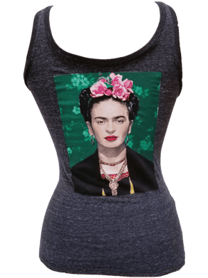Image of Frida Kahlo Color T-Shirt and Tank-Top with Quote