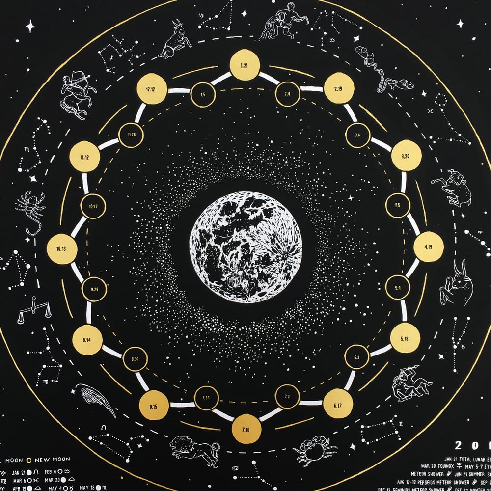 Image of 2019 lunar calendar / 2019 misprints