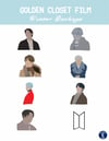 [INSTOCK] G.C.F Winter Sticker Sheet