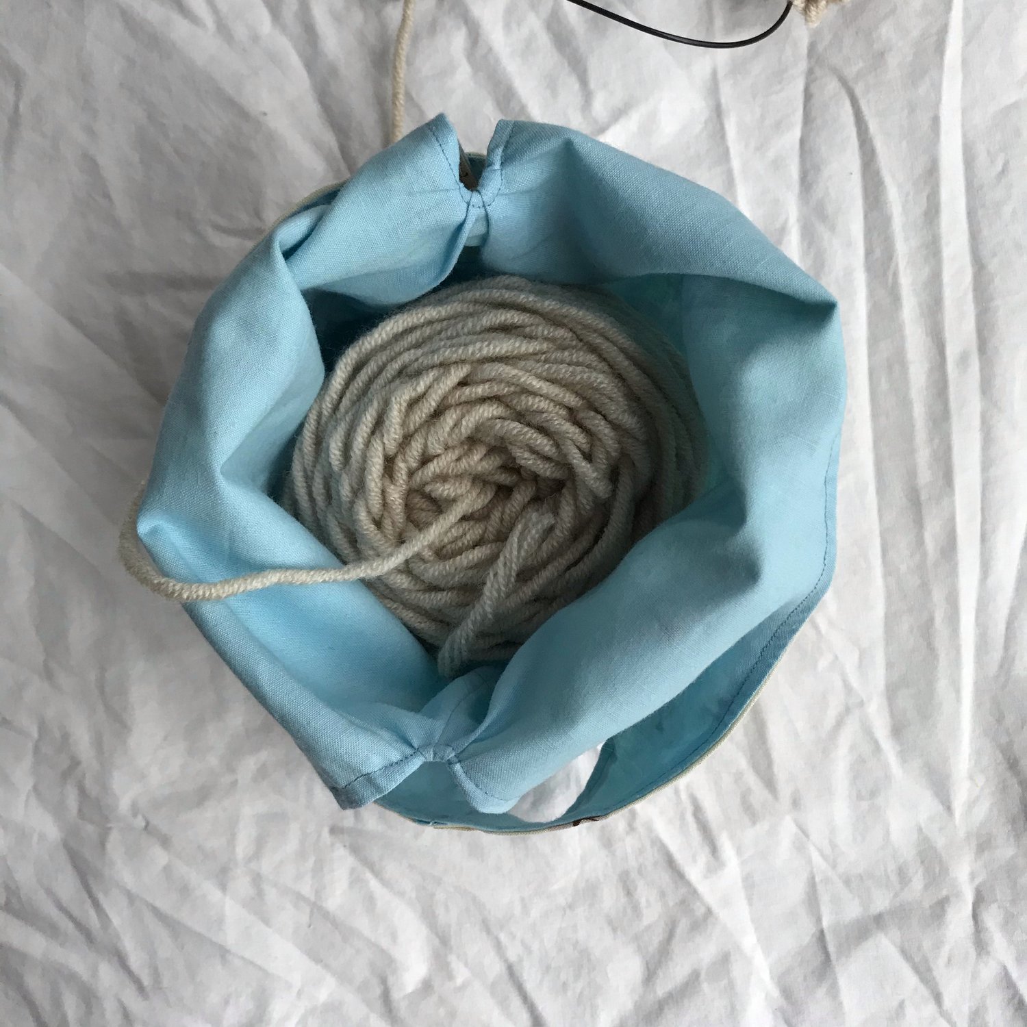 Image of Knitting/Crochet Project Bag - fancy cats
