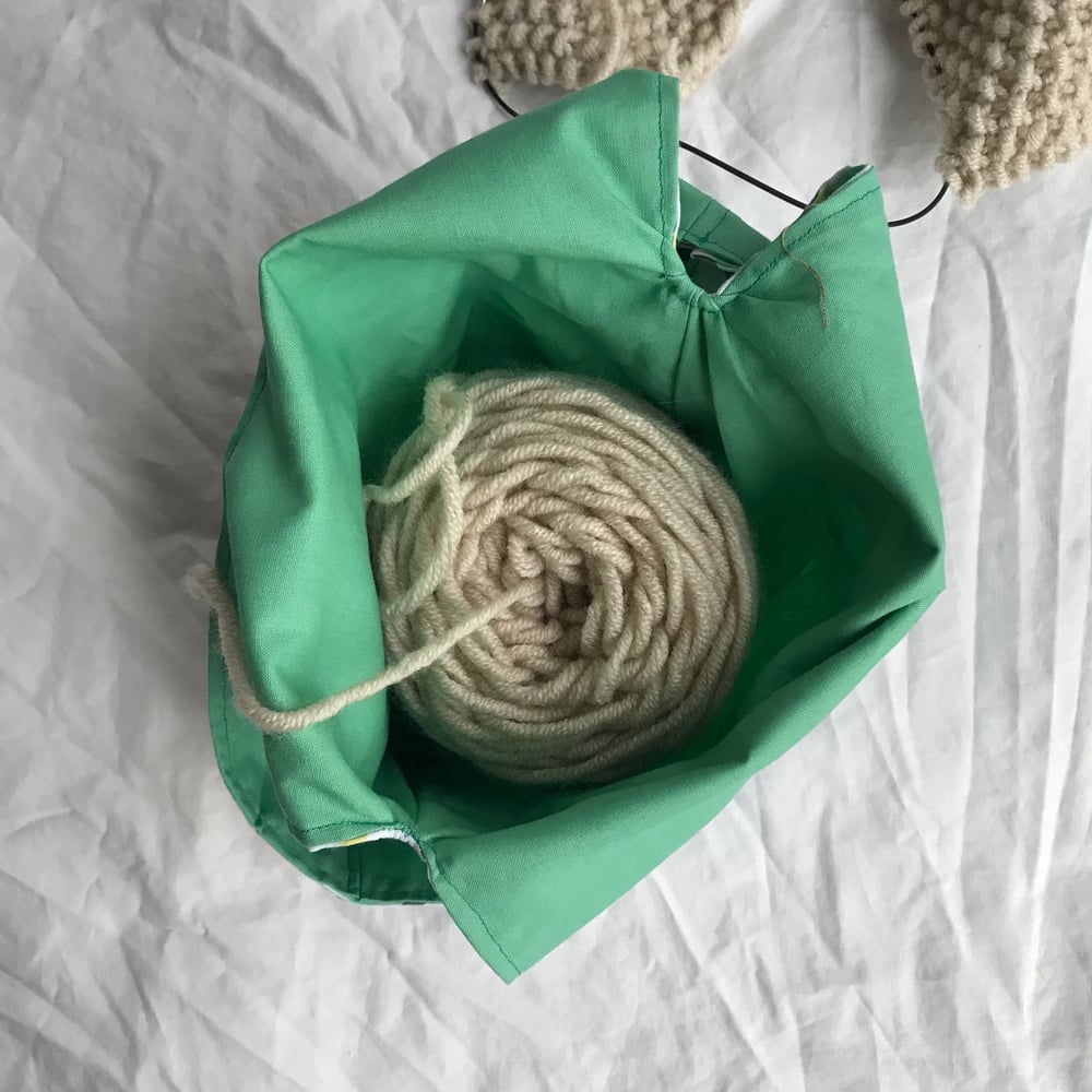 Image of Knitting/Crochet Project Bag - chevrons