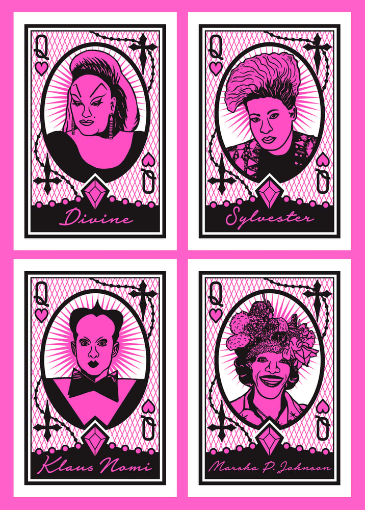 Image of Queer Queens Prayer Cards