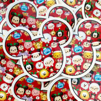 Mouse TsumTsum Christmas Sticker