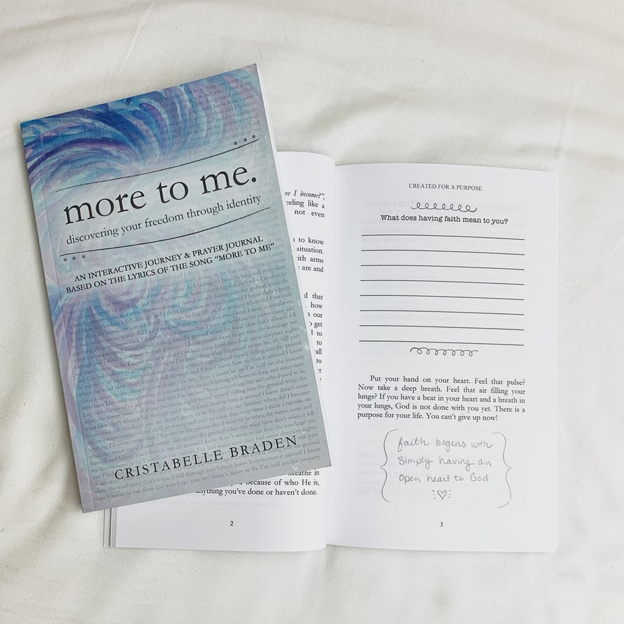 Image of "more to me" - book / guided prayer journal