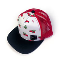 Tree Truck Holiday Trucker Hat