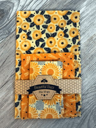 Image of Sunflower Beeswax Wraps