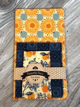 Image of Sunflower Beeswax Wraps