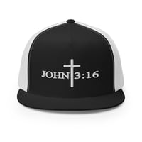 Image 2 of John 3:16 Trucker Cap