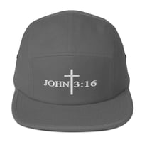 Image 2 of John 3:16 Five Panel Cap