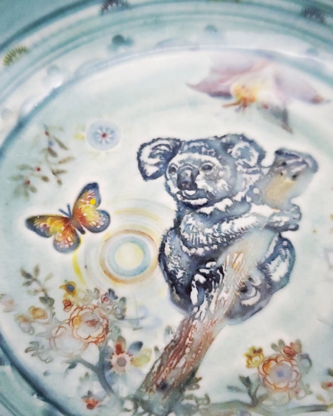 Koala Paradise Porcelain Bowl