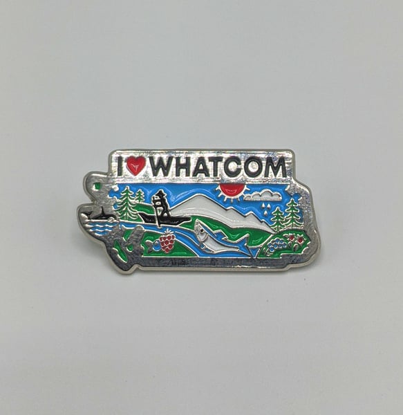 Image of I Heart Whatcom Lapel Pin