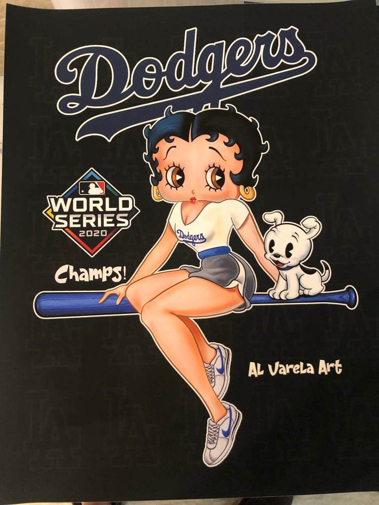 Dodgers  Betty boop pictures, Betty boop cartoon, Cartoon