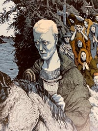 Image 2 of LAST COPIES: The Seventh Seal, Swedish Variant • Private Commission Group Print (24x36")