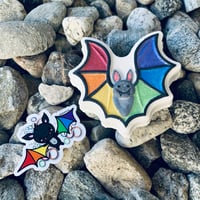 Rainbow Bat Bath Bomb & Sticker