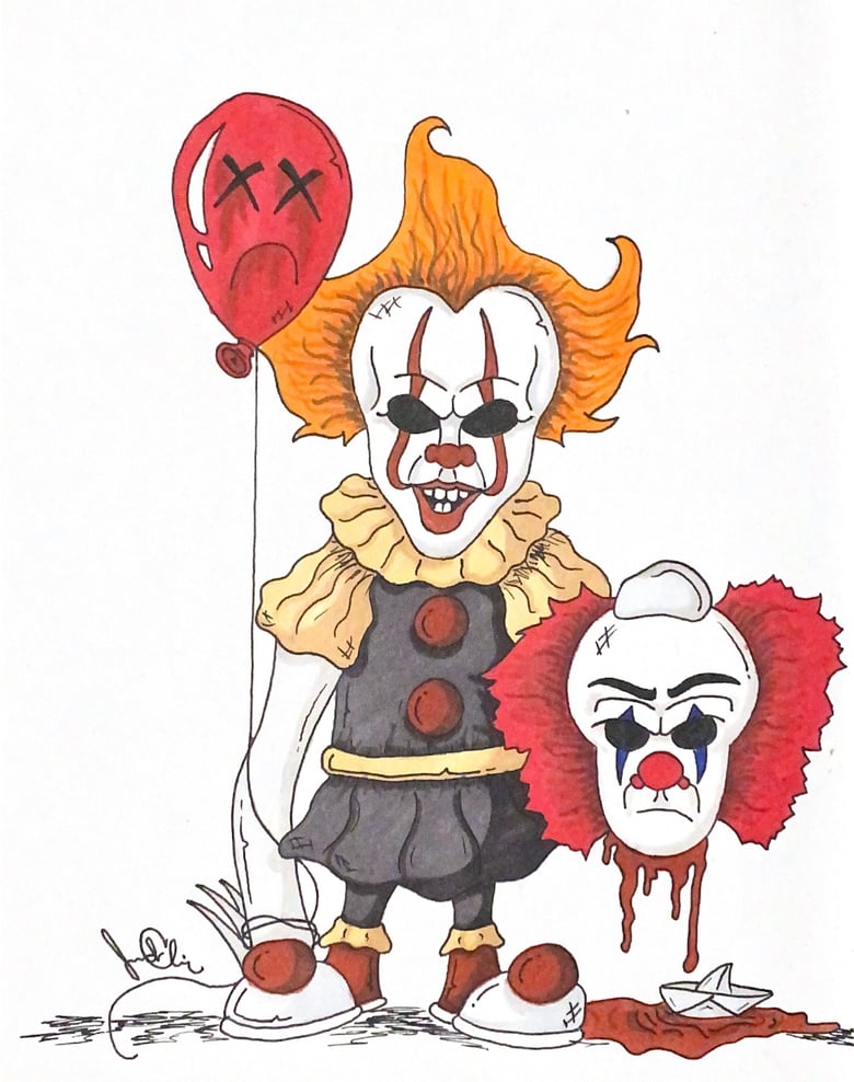 Image of Pennywise print 