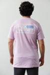 Blue Buttons T-Shirt - Pink