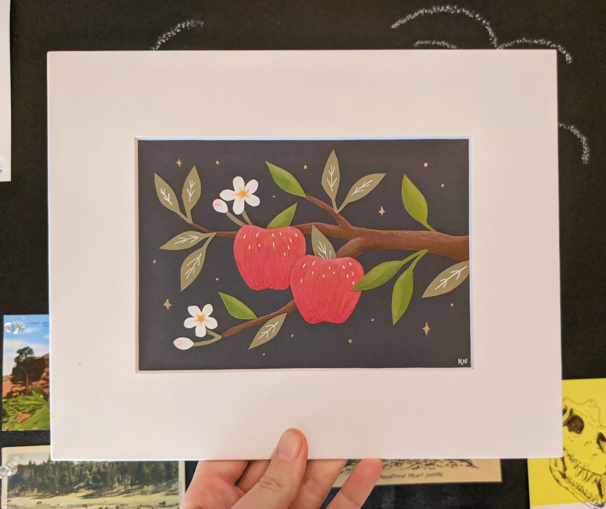 Image of Apple blossom cut paper