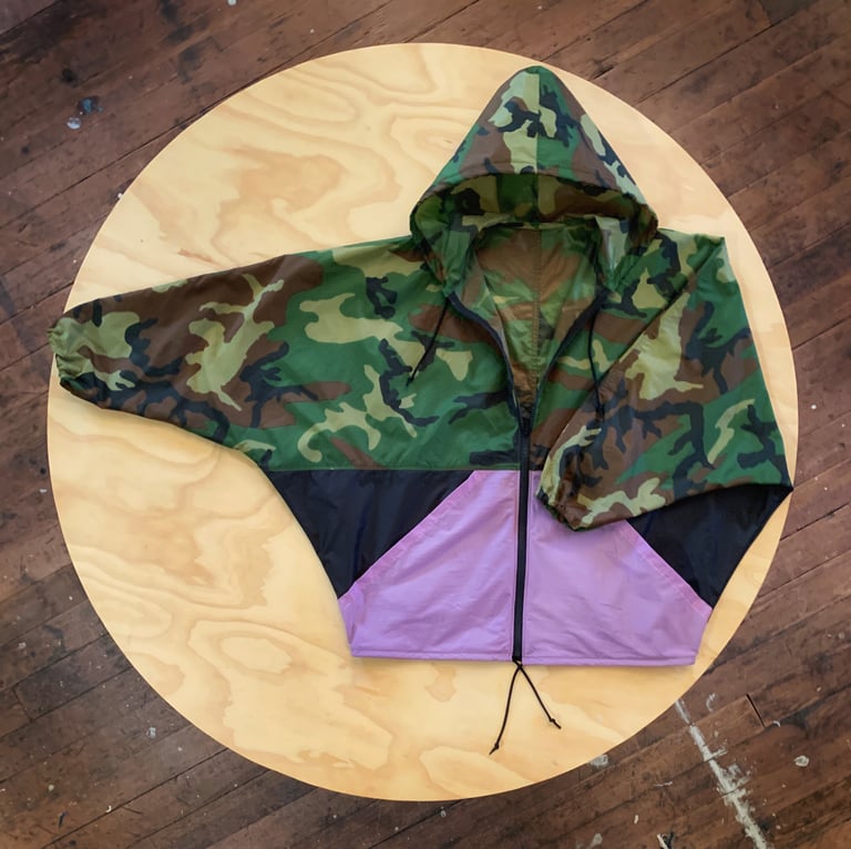 LIMITED EDITION BATWING WINDBREAKER - CAMOUFLAGE/LAVENDER Image 3