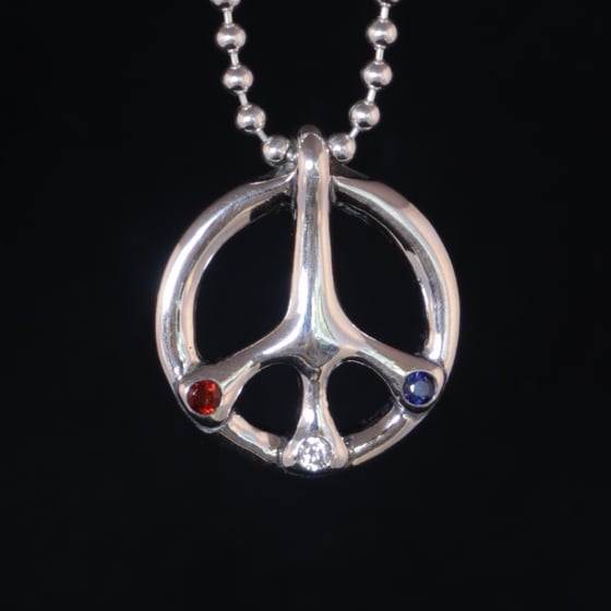 Image of American Peace Pendant - Sterling Silver