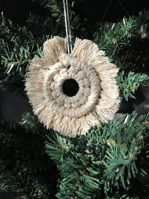 Image of El Sol Macrame Ornament