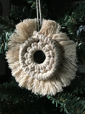 Image of El Sol Macrame Ornament