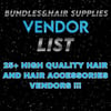 Bundles & Hair Accessories Vendors List