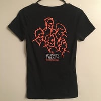 Image 1 of The Whiskey Treaty Roadshow - Band Member Silhouettes - Women's T-Shirt