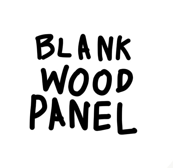 Image of Blank wood panel 