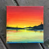 “Sunset Lake” Magnet