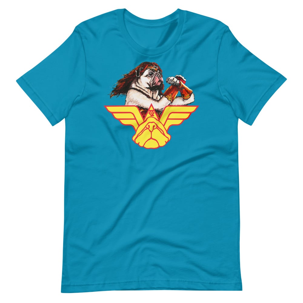 "Wonder Pug" Short-Sleeve Unisex T-Shirt