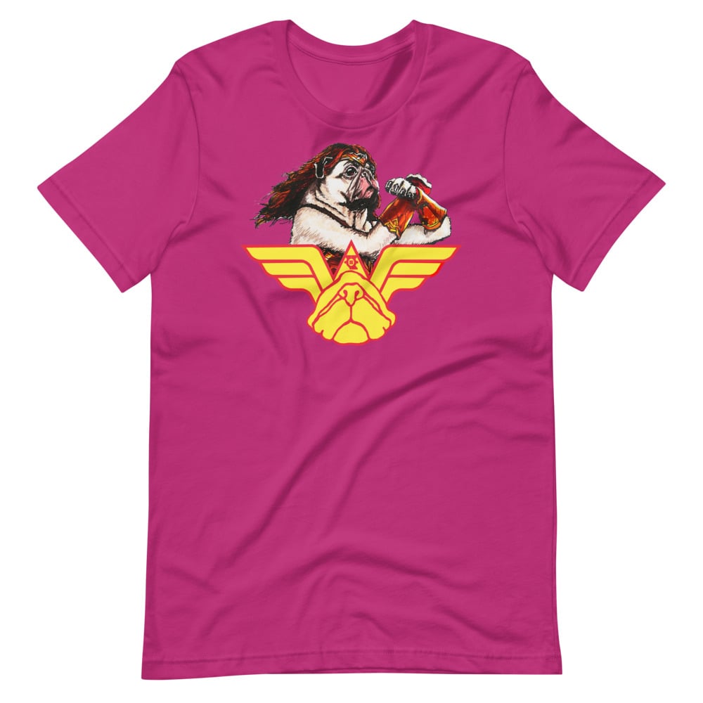 "Wonder Pug" Short-Sleeve Unisex T-Shirt