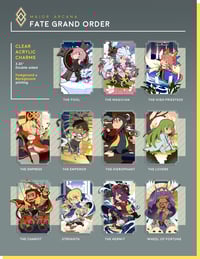 Image 1 of FGO: Major Arcana Acrylic Charms