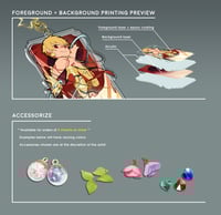 Image 3 of FGO: Major Arcana Acrylic Charms