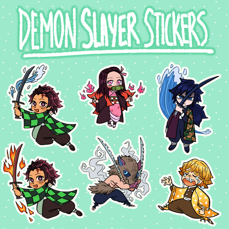 Demon Slayer Sticker Set