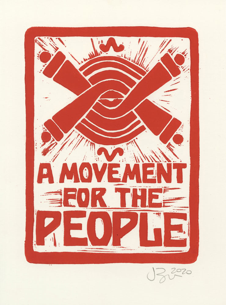 Image of A Movement for the People (Lino, 2020)