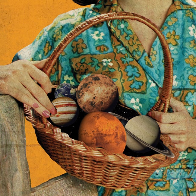 THE GOOD ASTRONAUT - White Frame 75x135cm