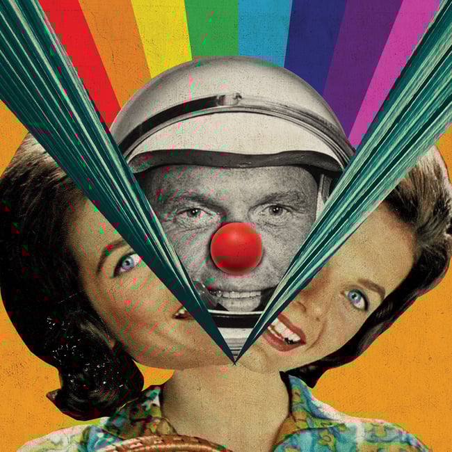 THE GOOD ASTRONAUT - White Frame 75x135cm